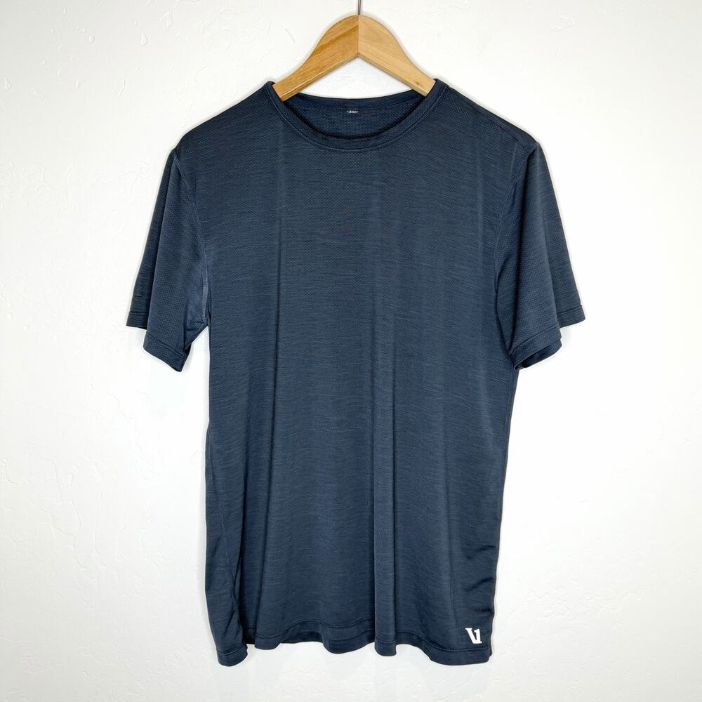 Vuori Zephyr Tee Men’s Large Indigo Blue T Shirt Athletic
